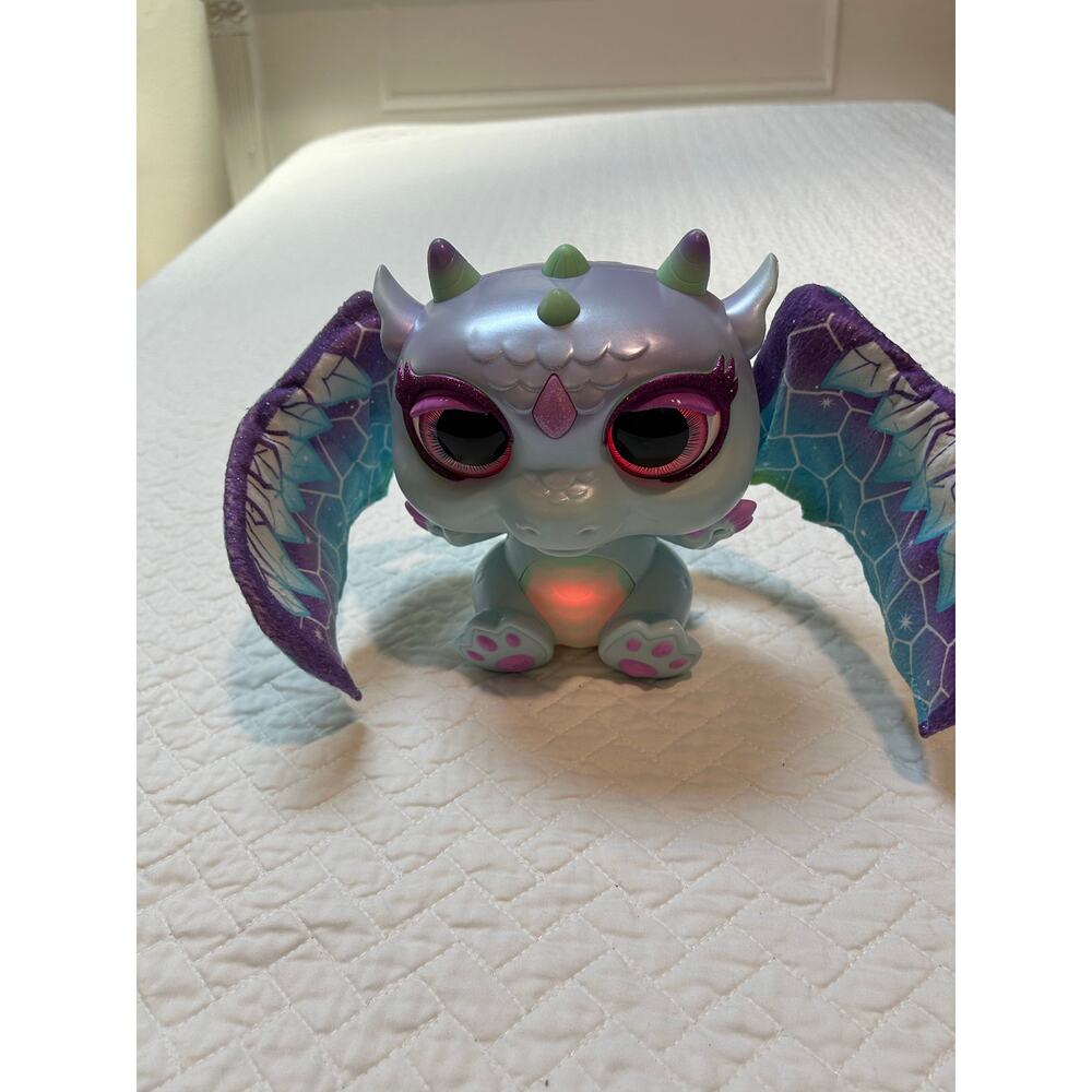 Fur Real Friends - Interactive Moodwings Snow Dragon Baby ( Tested / It Works )